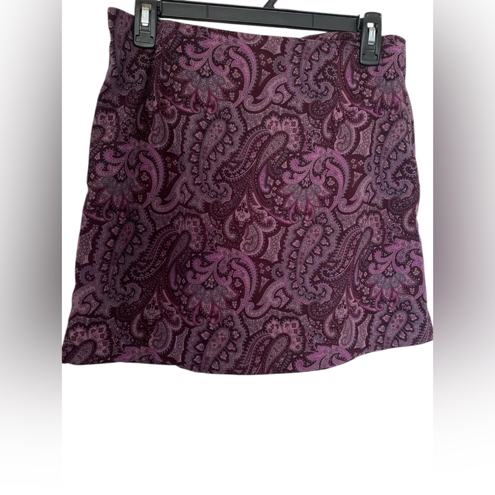 Red Knee-Length A-Line Skirt for Cocktail Occasions